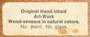 B & G Handwork originals label