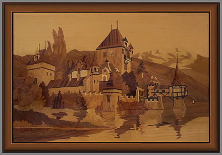 B & G Oberhofen Castle and Lake picture