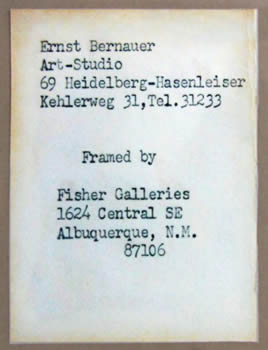 Ernst Bernauer label