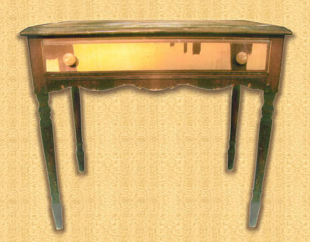 Original dilapidated table