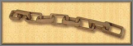 Wooden Chain Link