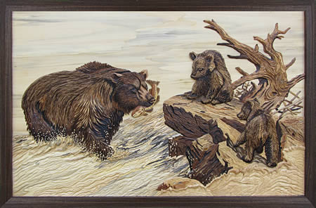 Bears Fishing